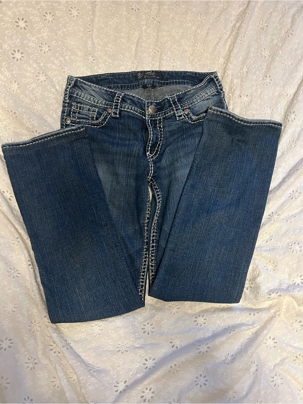 Silver Jeans Women's Dark Blue Bootcut Jeans